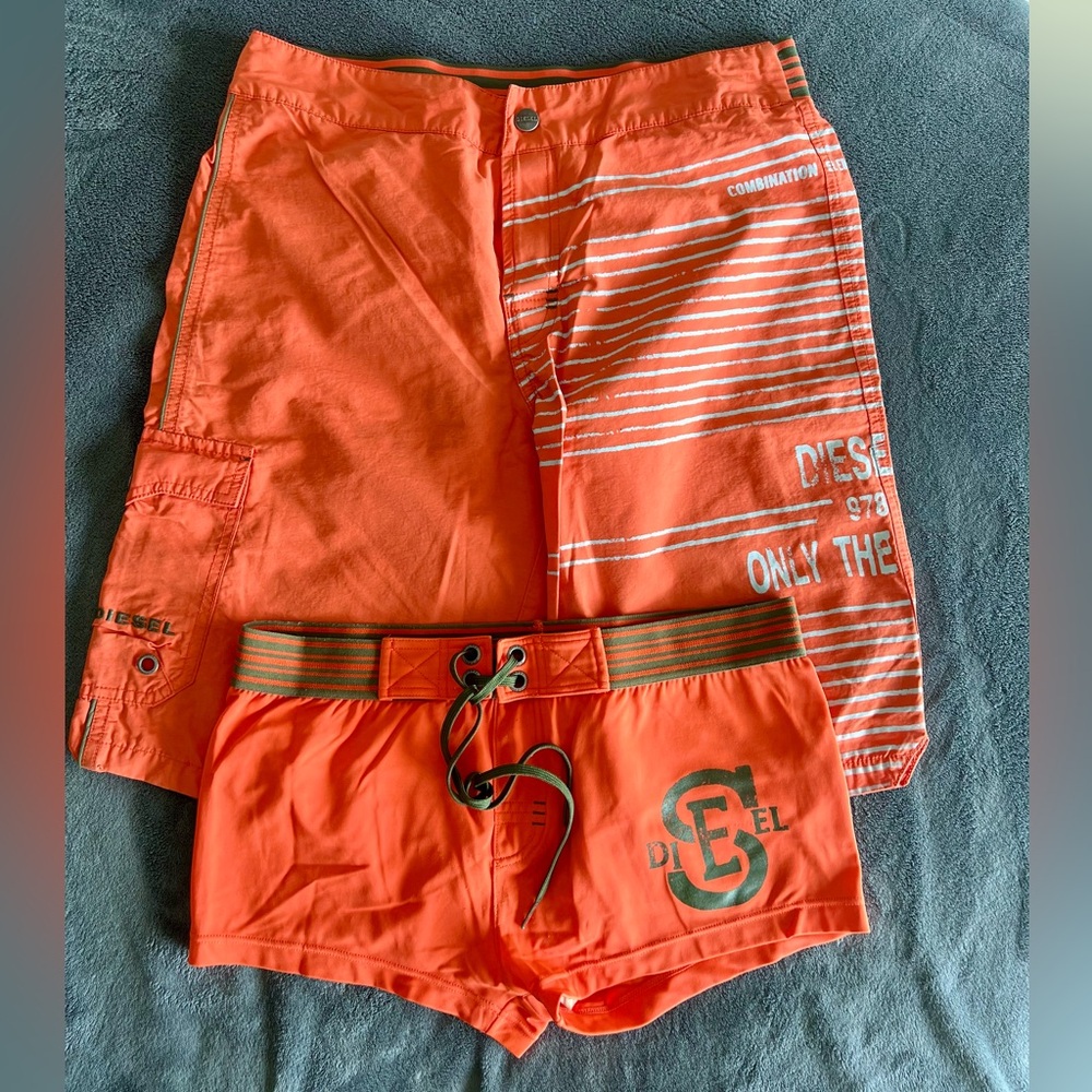 DIESEL men’s shorts and swimsuit Small